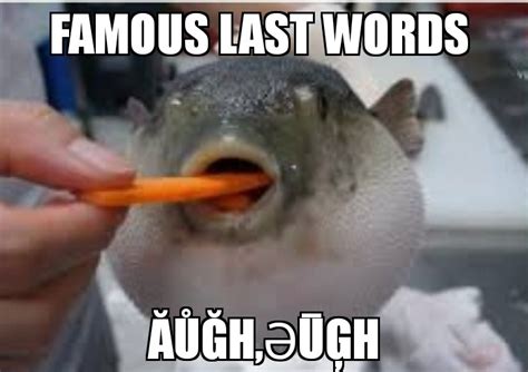 the pufferfish... : r/Meme_Battles