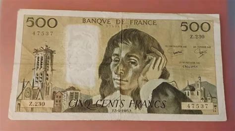 Ancien Billet De Francs Pascal Eur Picclick Fr