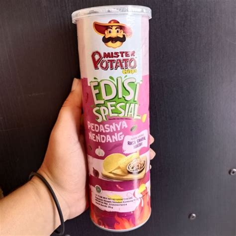 Mister Potato Crisps Keripik Kemasan Tube 85gr Lazada Indonesia