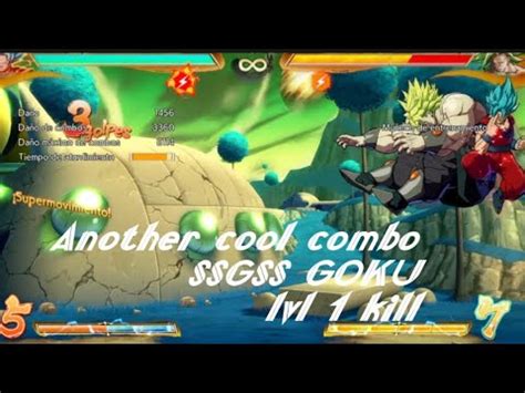 Dbfz Goku SSGSS Solo TOD Level 1 Kill YouTube