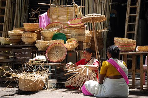 Bamboo Craft Of Basthar In The State Of Chatthisgarh In Central India