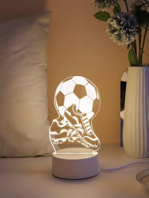 1 pieza Luz de la decoración fútbol Moda de Mujer SHEIN México