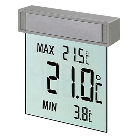 TFA Dostmann Fensterthermometer Vision Digital Breite 9 7 Cm BAUHAUS