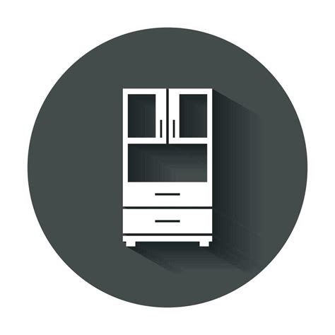 Cupboard Icon Modern Flat Pictogram For Business Marketing Internet