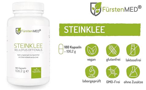 FürstenMED 180 Steinklee Kapseln vegan 940 mg pro Tagesdosis