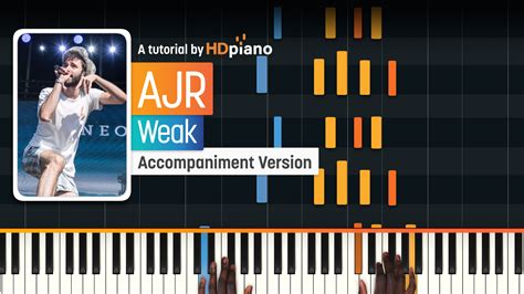 Weak by AJR Piano Tutorial | HDpiano