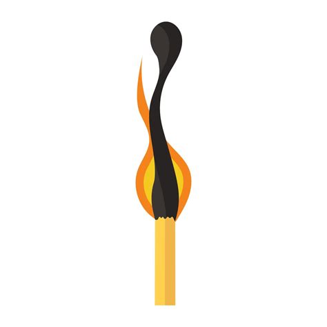 Burning Match Animation And Flame Ignite Wooden Stick Matchstick Fire