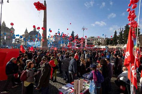 Proteste A Roma Al Via Manifestazione E Sciopero Di Cgil E Uil Chiusa