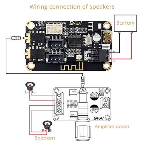 Blue Tooth Board Drok Audio Receiver Blue Tooth Module Dc V V V