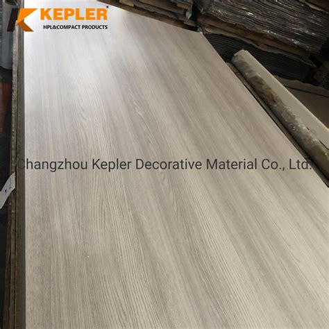 Wood Grain Fireproof HPL Sheet High Pressure Laminate Compact China