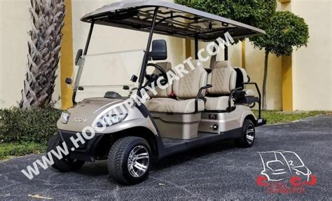 2023 ICON I60 6 Passenger Golf Cart W Custom High Back Seats Golf