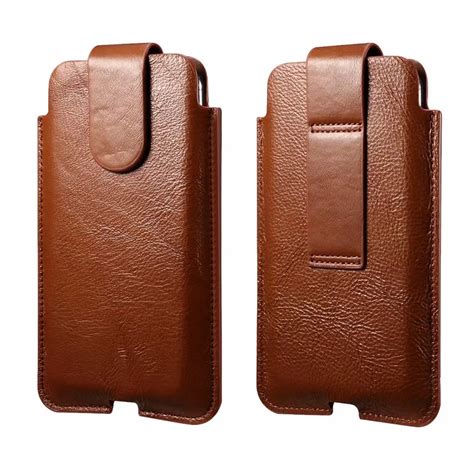 Echtes Leder Telefon G Rtel Clip Fall Taille Tasche F R Samsung Galaxy