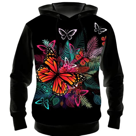 Blusa Moletom Borboletas Casaco De Frio Elo