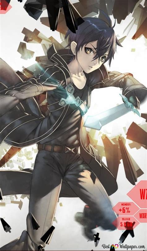 Sword Art Online Kirito Rainmeter Tải Xuống Hình Nền Hd