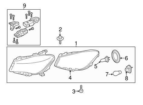 Bumper Cover Support Rail Screw Mercedes Benz