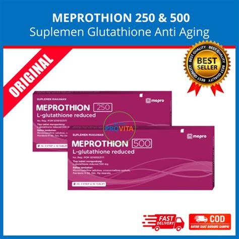 Jual MEPROTHION 250 500 MG Vitamin Glutathione Anti Aging