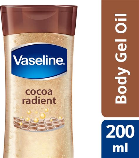 Vaseline Body Gel Oil Radiant Cocoa 200Ml At Donna Pena Blog