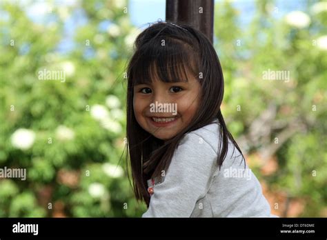 Little Girl Smiles Stock Photo Alamy