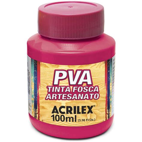 Tinta Pva P Artesanato Rosa Escuro Ml Acrilex Artes