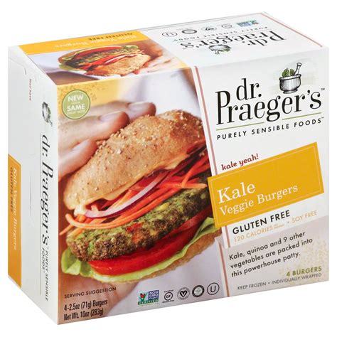 Dr Praeger S Sensible Foods Kale Veggie Burgers Shop Meat