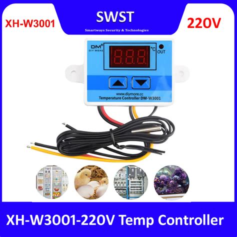 Xh W Temperature Controller Ac V Digital Thermostat Led