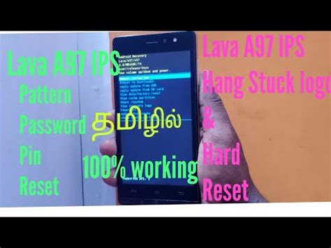 Lava A97 IPS Hard Reset Pattern Pin Password FRP Lock Gmail Lock Remove