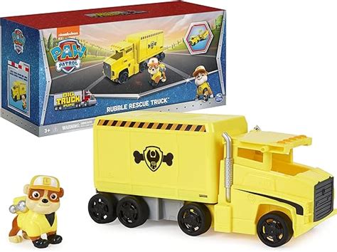 Paw Patrol Big Truck Pup S Rubble Transforming Camiones De Juguete