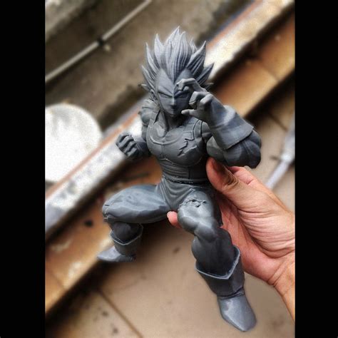 Archivo Stl Vegeta Modelo De Impresi N D De Dragonball Z Modelo De