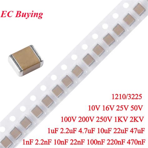 Pcs Smd Ceramic Capacitor Nf Nf Nf Nf Nf Nf