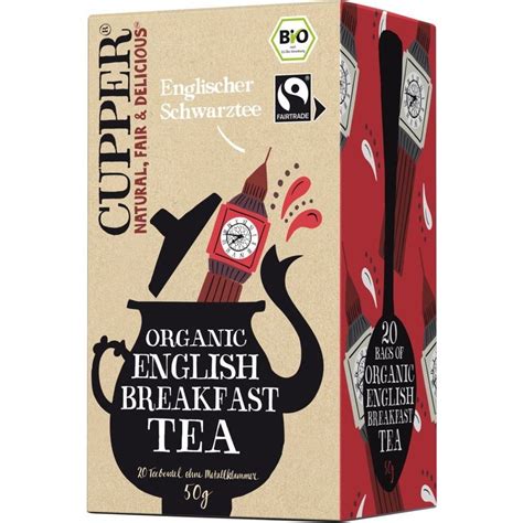 Cupper Bio English Breakfast Tea Grande Gusto Kulin Ris Fi