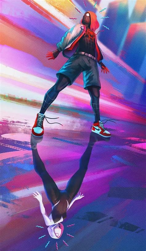 Miles Morales And Gwen Stacy Wallpaper Loonaz