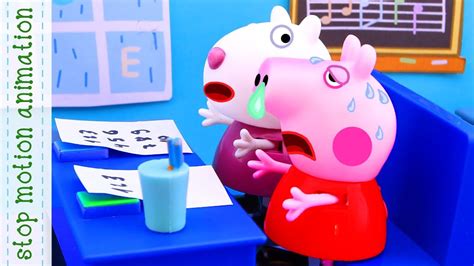 Peppa Felt Ill Peppa Pig Toys Stop Motion Animation New Episodes