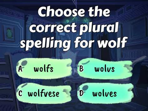Irregular Plural Nouns Quiz