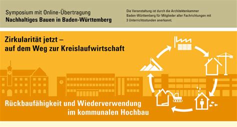 Symposium Nachhaltiges Bauen In Baden W Rttemberg Am Juli