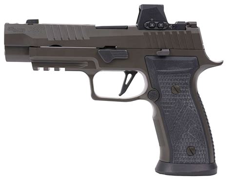 Sig Sauer P320 Hga 9mm 39in Bbl Xr3 Gray Romeo X Pro Axg Mod Grip Gray