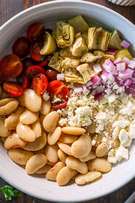 Mediterranean White Bean Salad Must Love Garlic