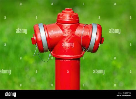 Red Fire Hydrant Stock Photo Alamy