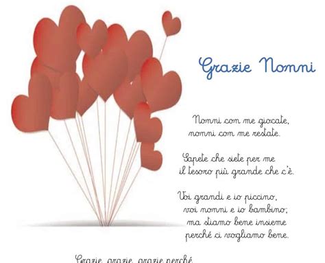 Poesia Per I Nonni Grazie Nonni