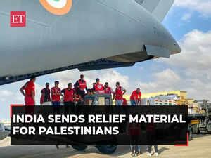 India Second Iaf Aircraft Carrying Emergency Aid For Gaza Departs For