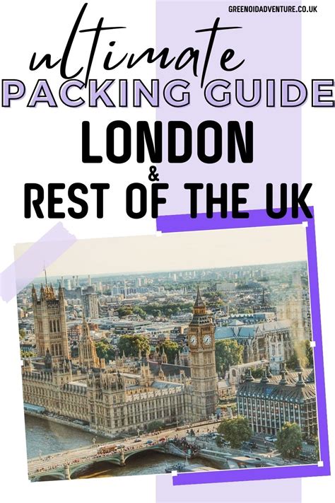 What To Pack For London And The Rest Of The Uk The Ultimate London