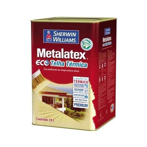 Tinta Metalatex Eco Telha T Rmica Litros Champagne Sherwin Williams