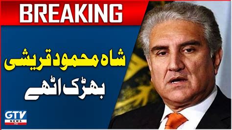 Shah Mehmood Qureshi Aggressive Statement In Court Breaking News