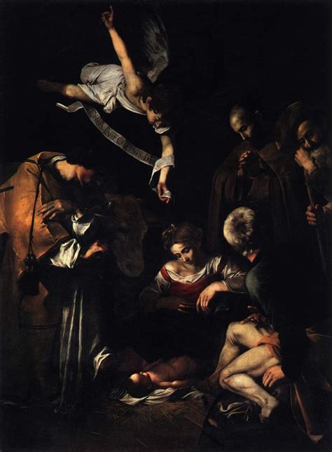 Xiii — Caravaggio Nativity With St Francis And St Caravaggio