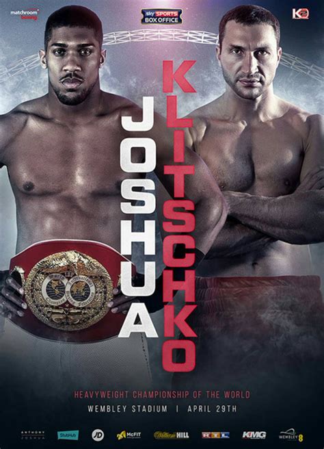 Showtime Boxing - Anthony Joshua vs. Wladimir Klitschko Poster Apri...