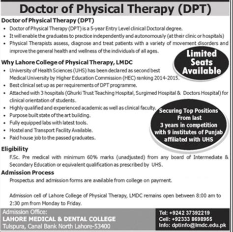 Doctor Of Physical Therapy Dpt Program Scope Details Information Salary