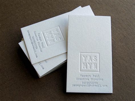 Letterpress Business Cards Design Examples Design Graphic Design