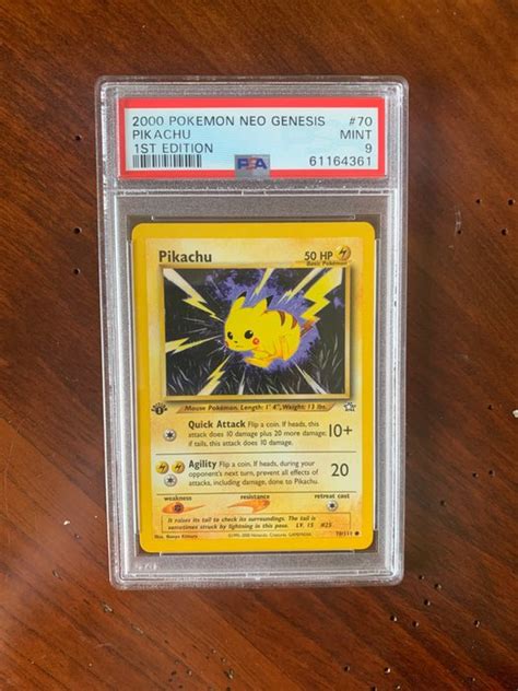 Gamefreak Pokémon Graded Card Pikachu NEO GENESIS 1st Catawiki