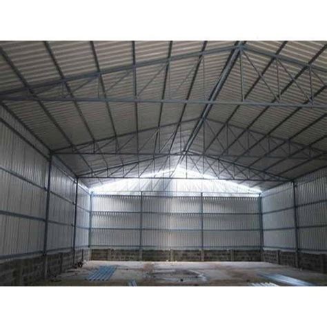 Panel Build Steel Prefabricated Industrial Warehouse Shed For Kiosk At