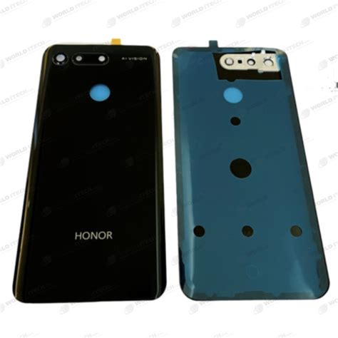 Vitre arrière Noir COMPATIBLE Honor View 20 PCT L29