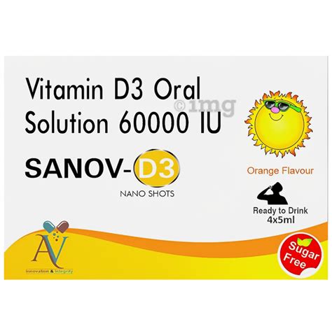 Sanov D With Cholecalciferol Iu Nano Shots Oral Solution Ml